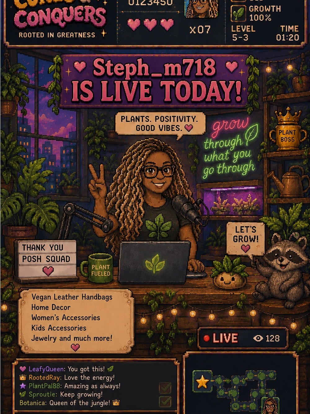 Steph_m718 is Live!
